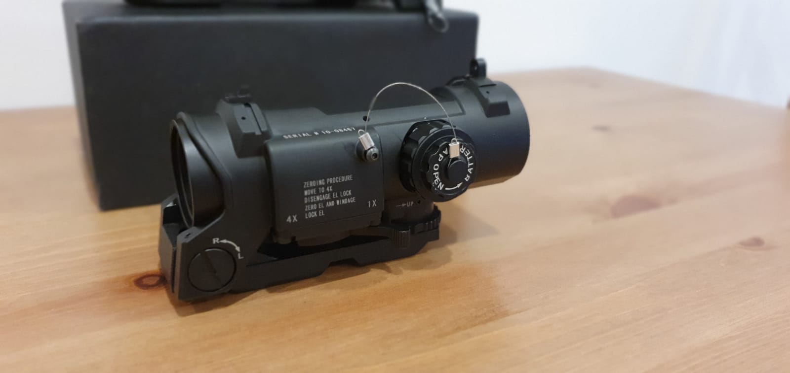 Replica Knights Armament KAC300 Backup Sight (DE/Tan) | R.A. Armament